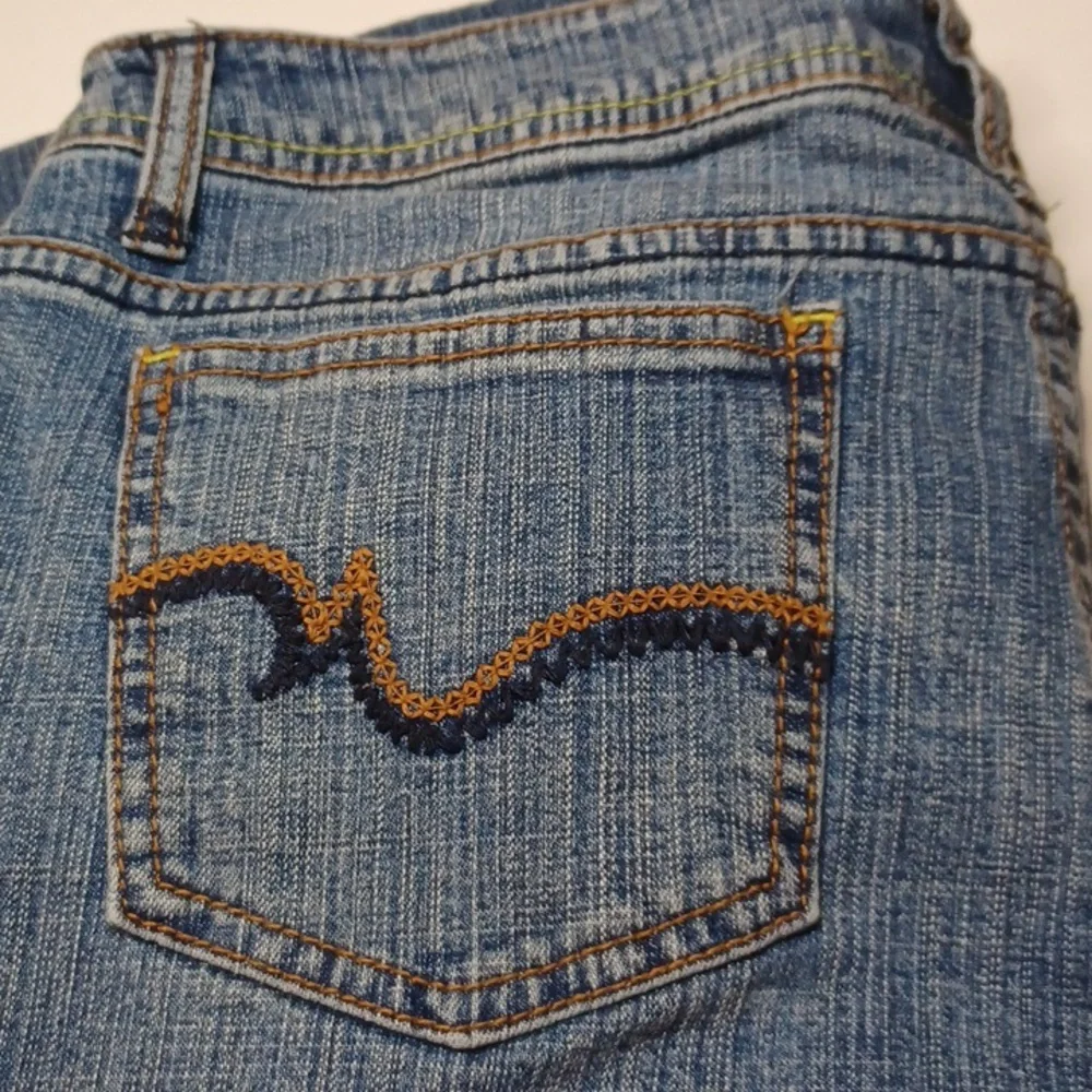 SO flare juniors size 11 Average jeans top yellow stitches boot cut - Picture 10 of 10